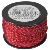 Світобізвідображуючий Мікрошнур Mfg 38 М (125 Футів) До 46 Кг Червоний