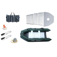 Понтон Kormoran 330D Green І Aluminium Floor Tourist Pontoo 330 См