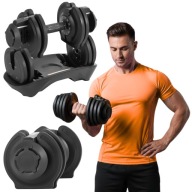 Регульована Гантель Для Вправ Система Швидкої Зміни Ваги 1,5-18 Кг Gymtek