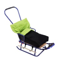 Традиційні Металеві Сани Jee M Backrest + Pusher + Спальник + Підніжка