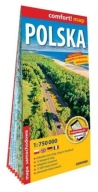 Ламінована Дорожня Карта Польщі 1:750 000