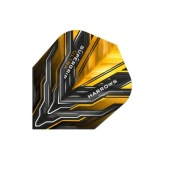 Пір'я Для Дротиків Harrows Ultra 3 Шт - Чорні Та Золоті