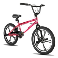 Hiland 20 Дюймів Bmx Freestyle 360 Rotor 4 Pegs Kids Boys Girls, Red
