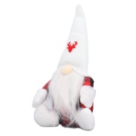 Лялька Xmas Gnome Чарівний Тканинний Saint Gnome У Червоно-Чорному Кольорі Bk