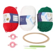Набір Шкарпеток Knitter Looms Weaver Із Пряжею Для В’язання Гачком