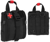 Tactical First Kit Військово-Медична Сумка Mfh Знімна Травма Комплект Чорний