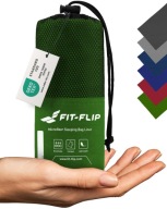 Бавовняний Спальний Мішок Fit-Flip 325 Г Надлегкий Дорожній Вкладиш З Кишенею