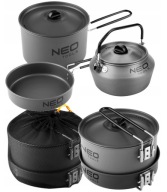 Neo Tools Набір Туристичного Посуду Camping Pot Fry Pot Kettle 3In1