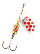 Блешня Mepps Aglia Decorees Silver Red Dots Spinner №3