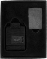 Набір Запальничок Zippo Black Crackle Case Black 60005678 Windproof Be