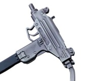 Мініатюрний Брелок Uzi 15 См – Металевий Пістолет