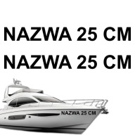 2X Водостійкий Названня Човна 25 См Для Човна Яхта Скутер Вітрильник
