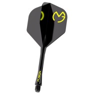 Вали Winmau Fusion Mvg N02 Чорні Середні 3 Шт.