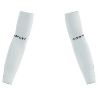 Компресійні Рукави Compressport Armforce, Білі, Легкі, Дихаючі, T1