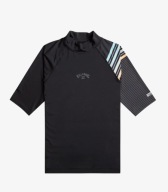 Чоловіча Жилетка Billabong З Коротким Рукавом Upf 50 Rash Чорна M