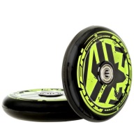 Колеса Для Скутера Raven Provox Silver/Lime 110Мм 2Шт Підшипники Abec-9