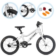 Дитячий Велосипед Attabo Ease Сріблястий Mega Light 7,3 Кг Алюмінієвий V-Brake