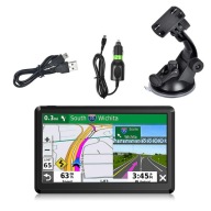 Автомобільна Навігація Gps 7 Дюймов Pro Вантажівка Вантажівка Tir Таксі Автобус Fm