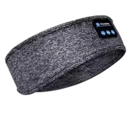 Сіра Спортивна Пов'язка Для Бігу З Bluetooth Навушниками Для Тренувань