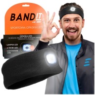 Спортивна Термоактивна Пов'язка На Вуха З Led Лампою, Заряжається Від Usb