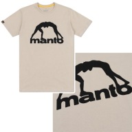 Чоловіча Бавовняна Футболка Manto Vibe 25 Beige Розмір M
