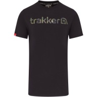 Зручна Футболка Для Риболовлі Trakker Cr Logo T-Shirt Black Camo
