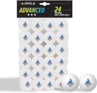 М'ячі Для Настільного Тенісу Joola Advanced, Білі, 24 Шт., Abs, Навчальні