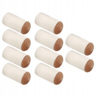 10 Шт. Чохол Для Наконечника Більярдного Кия, Коричневий