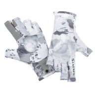 Simms Solarflex Sunglove Cloud Camo Grey Xs