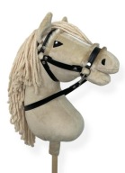 Вуздеця Для Коня Hobby Horse А4 - Чорна З Хутром, Без Вкуси