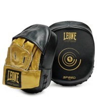 Боксерські Щитки Leone Speed Line Чорний/Золотий