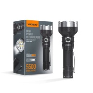 Світлодіодний Ліхтарик Videx 5500Lm Ip68 Нейтральний Білий 5000К 6 Режимів Дальність 500М
