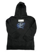 Чорний Юніорський Світшот Columbus Blue Jacket Nhl Ym