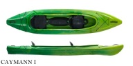Каяк Roteko Caymann Ldpe Lime 380 См 2+1