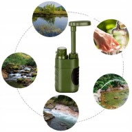 Портативний Туристичний Фільтр Для Очищення Води Metal Green