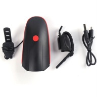 Велосипедний Ліхтар І Звуковий Сигнал. Usb-Акумуляторні Велосипедні Фари