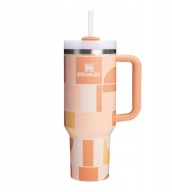 Stanley Quencher H2.O Flowstate Thermal Mug 1.18L Apricot Court Geo