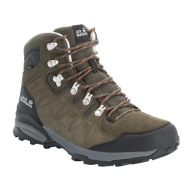 Чоловіче Трекінгове Взуття Jack Wolfskin Refugio Texapore Mid Хакі/Єс