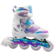 Регульовані Роликові Ковзани Raven Drill White/Neo Chrome