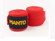 Бинти Боксерські Manto Defend V2, Червоні Бинти, Пара