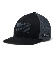 Columbia Pfg Fish Flag Mesh Ball Cap Xxl Чорний/Граф