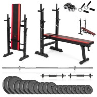 Sapphire Gym 82Кг Бодібілдинг Набір Бруси Вари Гантелі