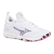 Волейбольні Кросівки Mizuno Wave Luminous 3 Білий/Фіолетовий Індиго/Троянда Камелії