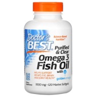 Dr's Best Purified&Clear Omega 3 Fish Oil Dha Immunity Vision Heart 120 Капс.
