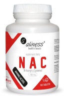 Aliness Nac N-Ацетил-L-Цистеїн 190 Мг Амінокислота 100 Таблеток Vege