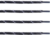 Шнурки Для Кросівок Black + Grey Stripes 160 См