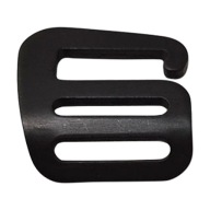 Verstelbare 25Mm Gespen For Webbing Slide Gespen Aluminium Ліворуч