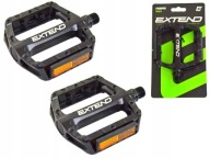Педалі Для Велосипедів Платформи Extend Black Aluminium 9/16 Pins Mtb Trekking