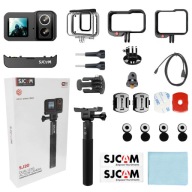 Спортивна Камера Sjcam Sj20 + Перезаряджуваний Тримач Для Камери 4K Dual Lens Pl