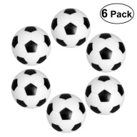 Luoem 6Pcs 32Mm Fosball М'ячі Чорний/Білий М'яч